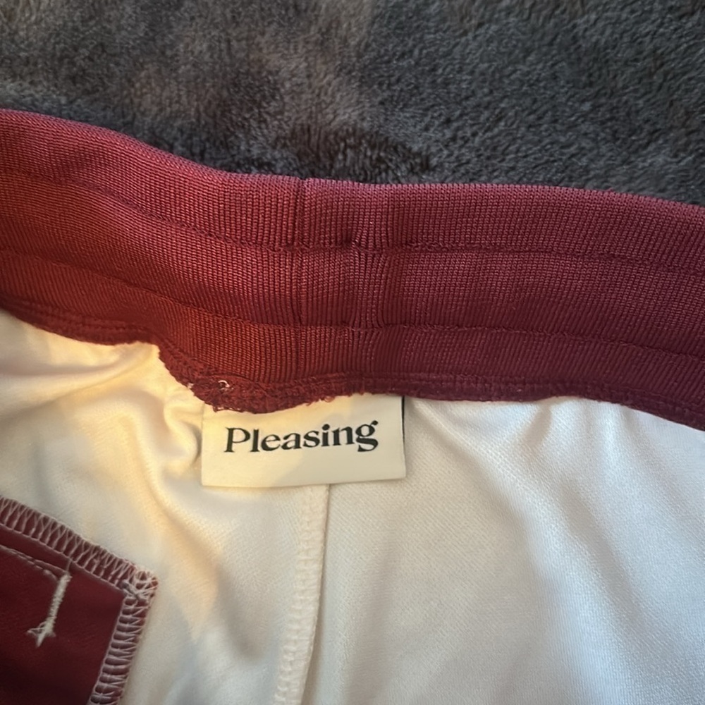 The Pleasing Loves You Trackpants - Red And White - Size Small Or Medium — image 5 of 8
